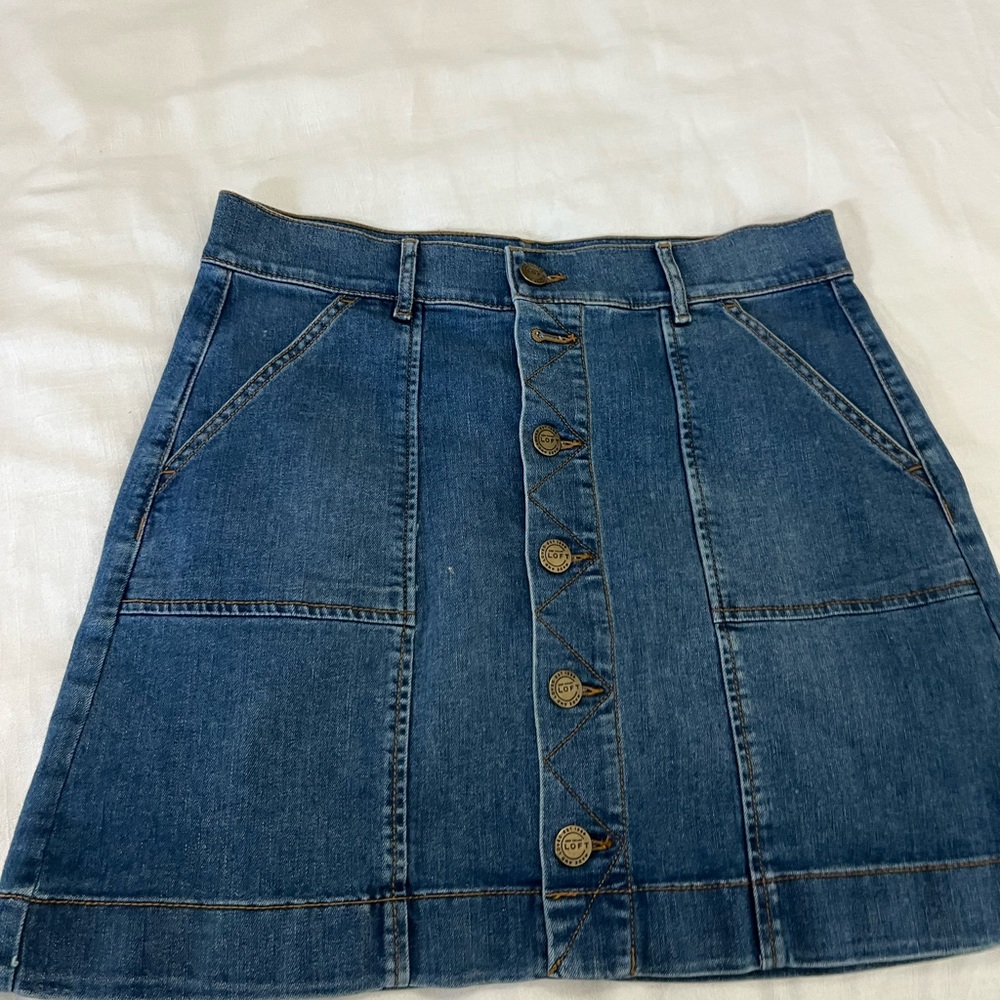 mini jean skirt